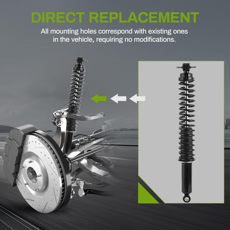 AUTOSAVER88 Rear Load Shocks and Strut Compatible with 1996 2002 並行輸入品の画像