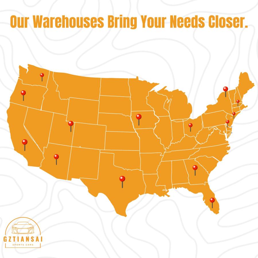 GZTianSai Shock Strut Set of 4   Front and Rear Shocks and Strut 並行輸入品 | ブランド登録なし | 09