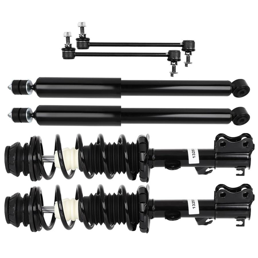 ASAPE Shock Absorber Kit 2 Pcs Front Complete Strut Assembly Rea 並行輸入品_3