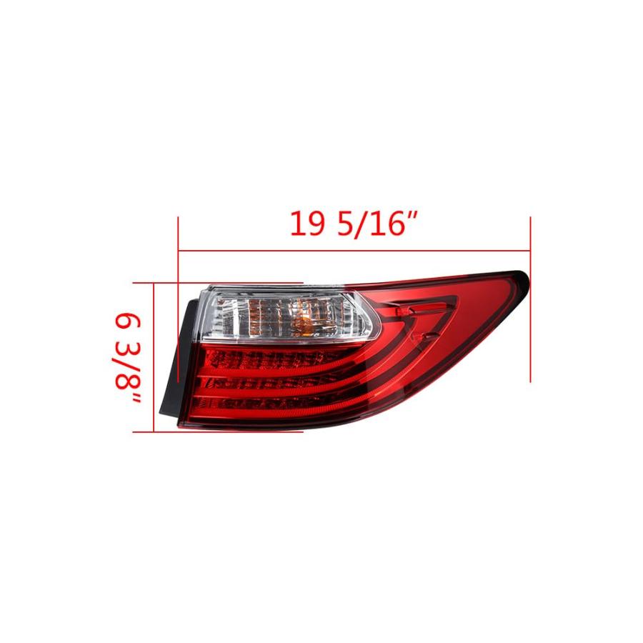 【並行輸入品】 Astra Depot Tail Light Assembly Compatible for Lexus ES300H/ES35_3