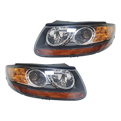 HASANEN Front Halogen Headlight Assembly Left+Right Side for Hyu 並行輸入品の画像