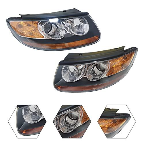 HASANEN Front Halogen Headlight Assembly Left+Right Side for Hyu 並行輸入品の画像