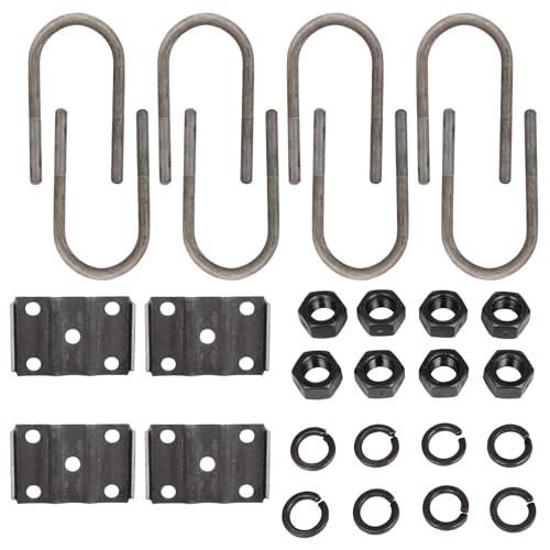 トレーラー車軸サスペンションキット トレーラーUボルトキット 7インチトレーラー車軸キット 3インチラウンドアクスルM14x2.0 並行輸入品の画像