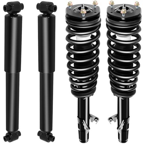 【並行輸入品】 KILOAUTO Front Complete Struts With Coil Spring Assembly And Rea_1
