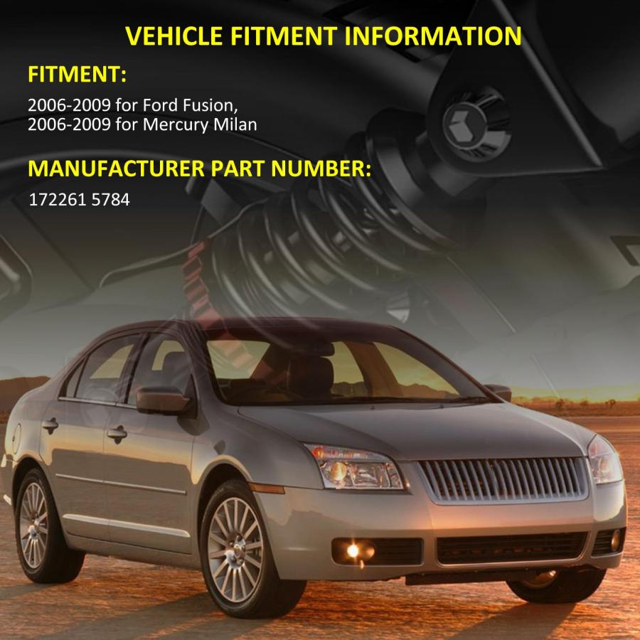 【並行輸入品】 KILOAUTO Front Complete Struts With Coil Spring Assembly And Rea_3