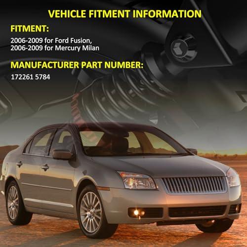 【並行輸入品】 KILOAUTO Front Complete Struts With Coil Spring Assembly And Rea_4
