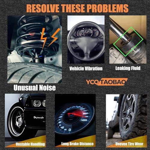 YCQTaoBao Rear Shocks   Rear Shocks Pair,Automotive Replacement  並行輸入品_7
