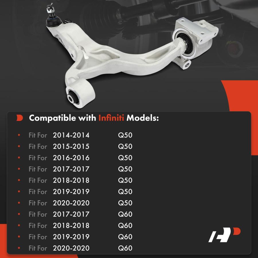 A Premium Front Left Lower Control Arm, with Ball Joint & Bushin 並行輸入品の画像