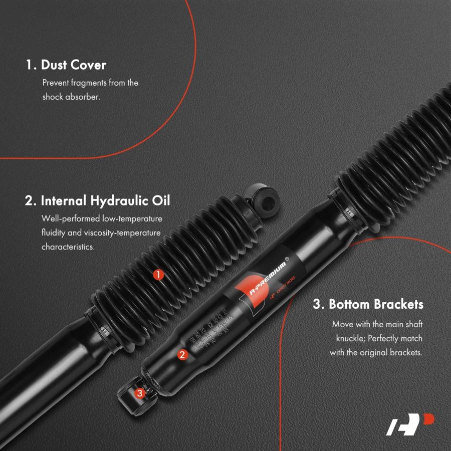 A Premium Front Pair (2) Shock Absorber Compatible with Chevrole 並行輸入品の画像