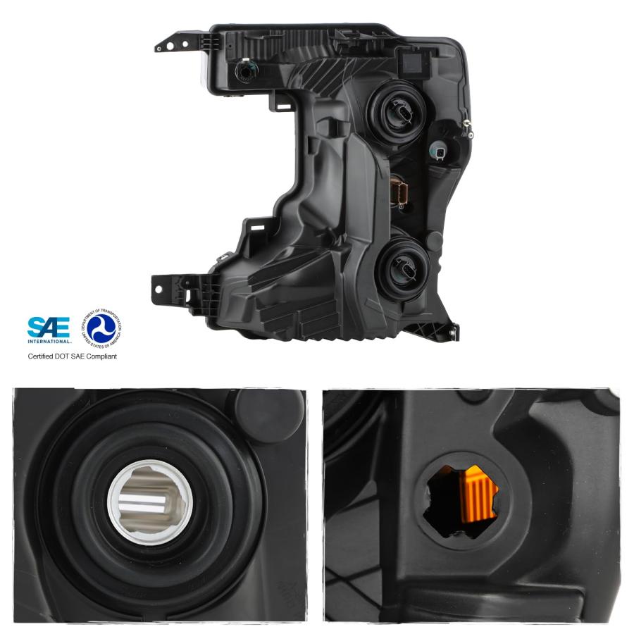 【並行輸入品】 AKKON   Fits 2020 2021 2022 Ford F250 F350 SuperDuty [Halogen Tyの画像