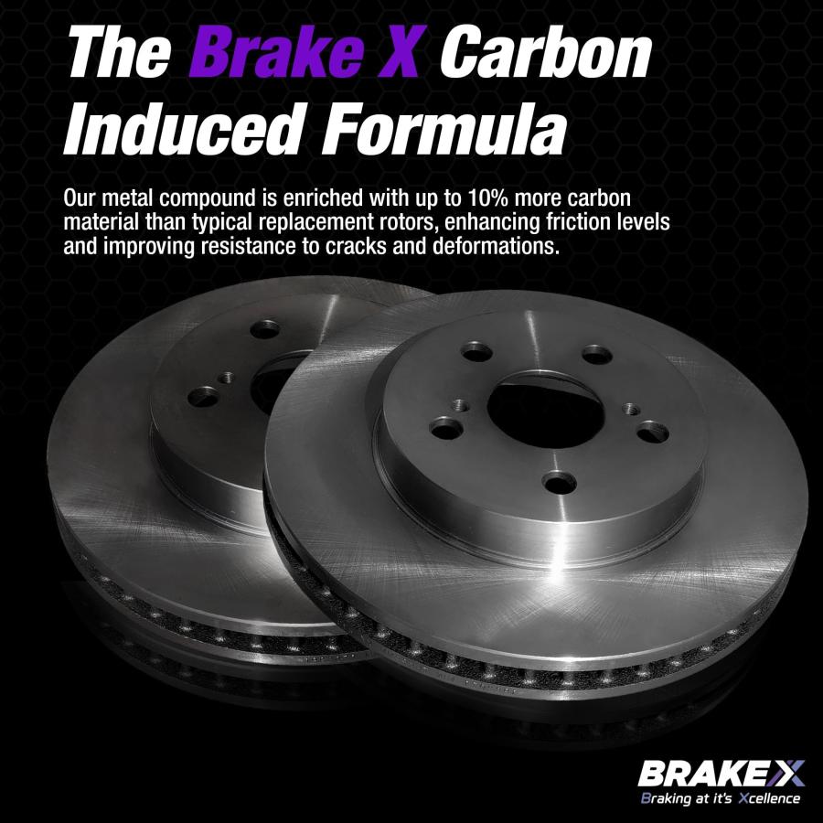 Brake X Front Brake Pads and Rotors Kit replacement for 2021 Nis 並行輸入品_9