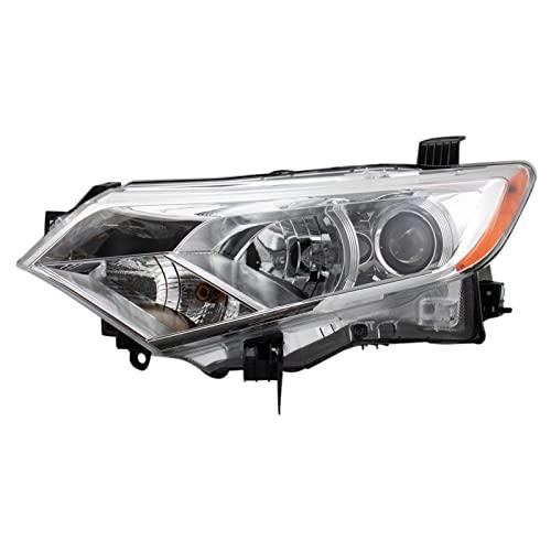 【並行輸入品】 TRQ Left Headlight Assembly Compatible with 2012 2017 Nissan Queの画像