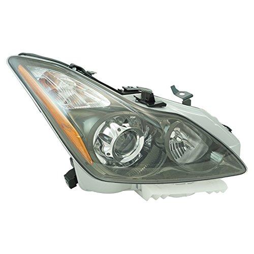 【並行輸入品】 TRQ Right Headlight Assembly Compatible with 2011 2013 INFINITIの画像