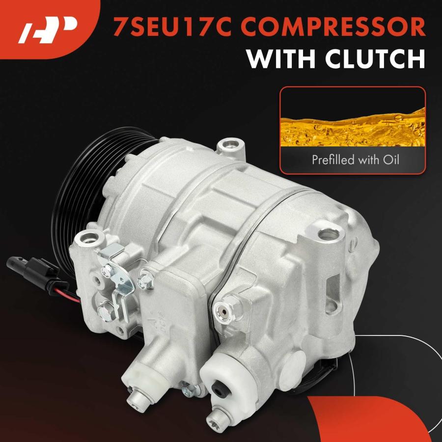 A Premium Air Conditioner AC Compressor with Clutch Compatible w 並行輸入品の画像