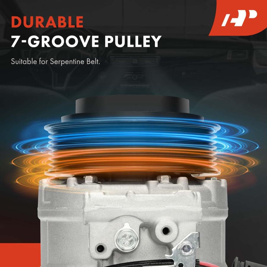 A Premium Air Conditioner AC Compressor with Clutch Compatible w 並行輸入品の画像