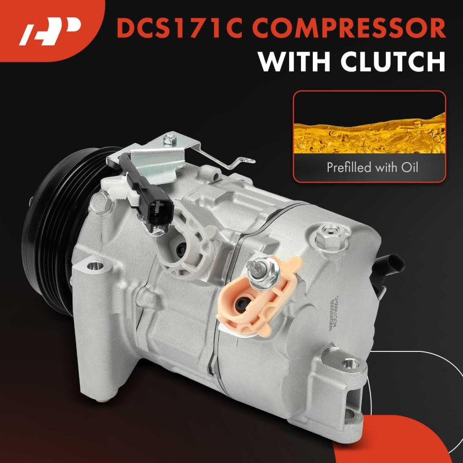 A Premium Air Conditioner AC Compressor with Clutch Compatible w 並行輸入品の画像