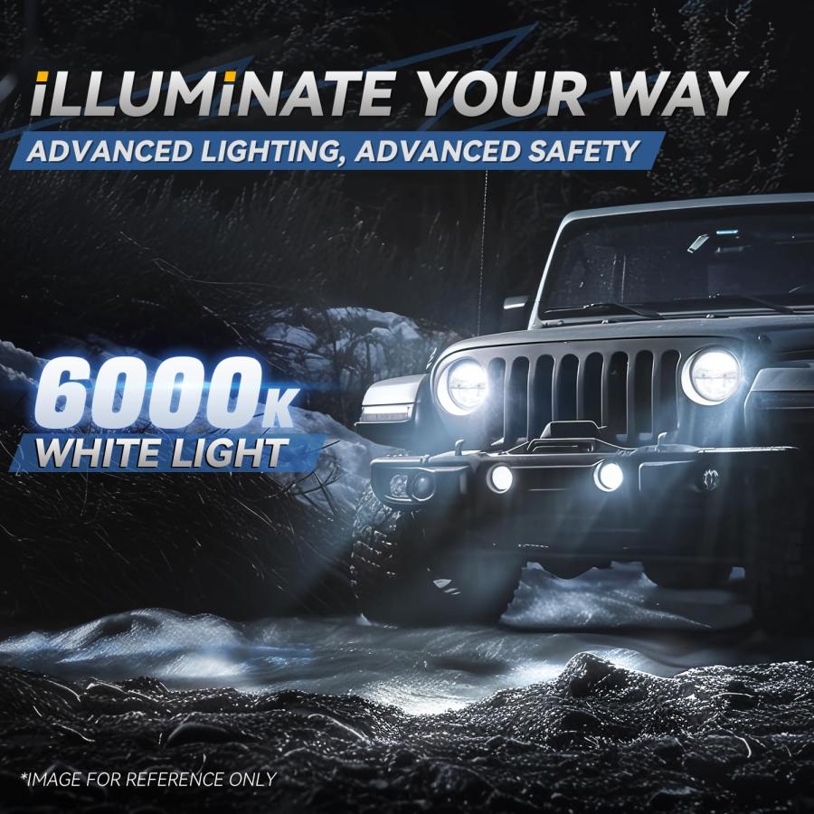 Auto Dynasty Headlights Assembly Compatible with 1959 2018 Jeep 並行輸入品_3