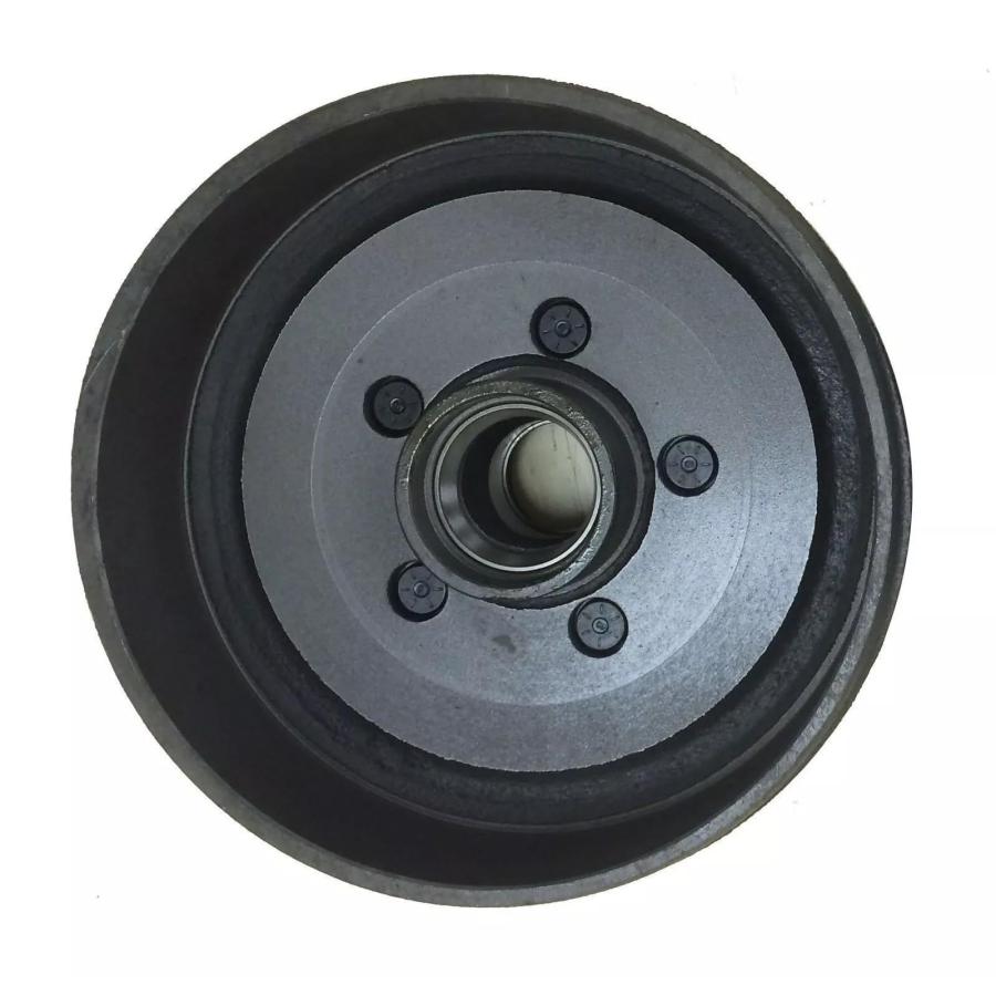 10\" x 2 1/4\" Trailer Brake Hub Drum Kit 5 on 4.5\" for 3500 lbs a 並行輸入品の画像
