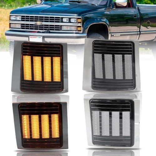 【並行輸入品】 OFFKAT LED Front Corner Side Marker Lights for Chevy C/K Seriesの画像