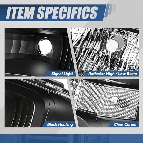 Auto Dynasty Headlights Assembly Compatible with 2008 2021 Ford 並行輸入品_7