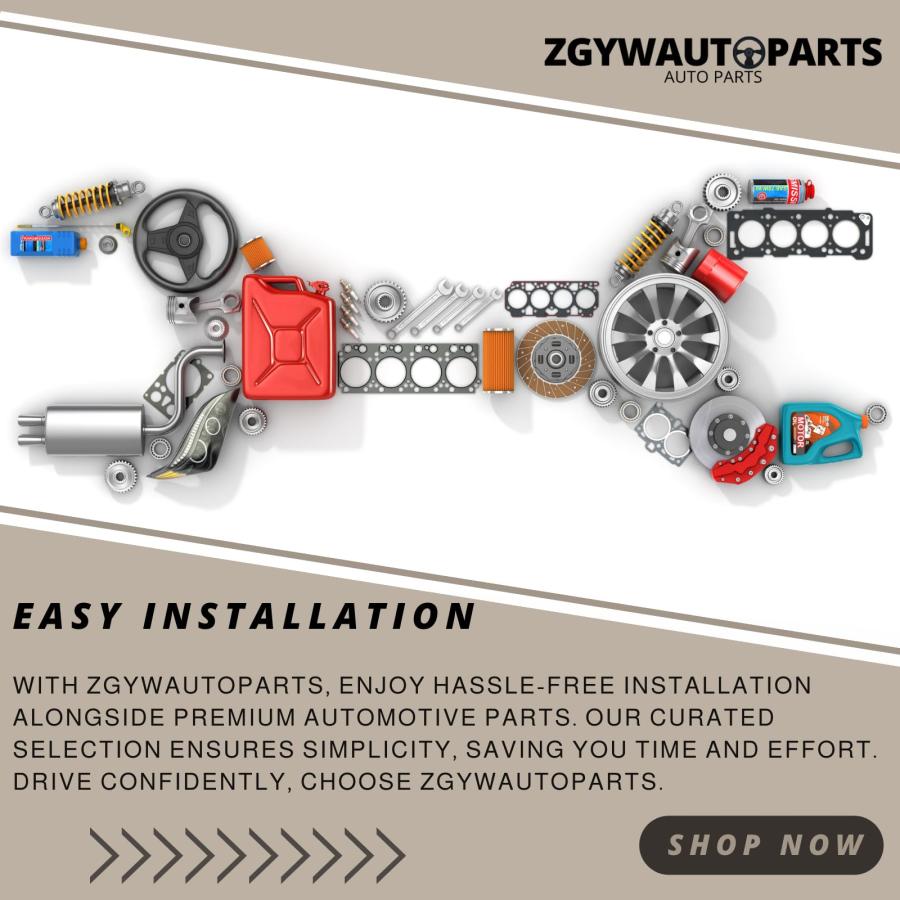 ZGYWAutoParts Shocks and Struts Kit Front and Rear， Set 4 Suspen 並行輸入品_9