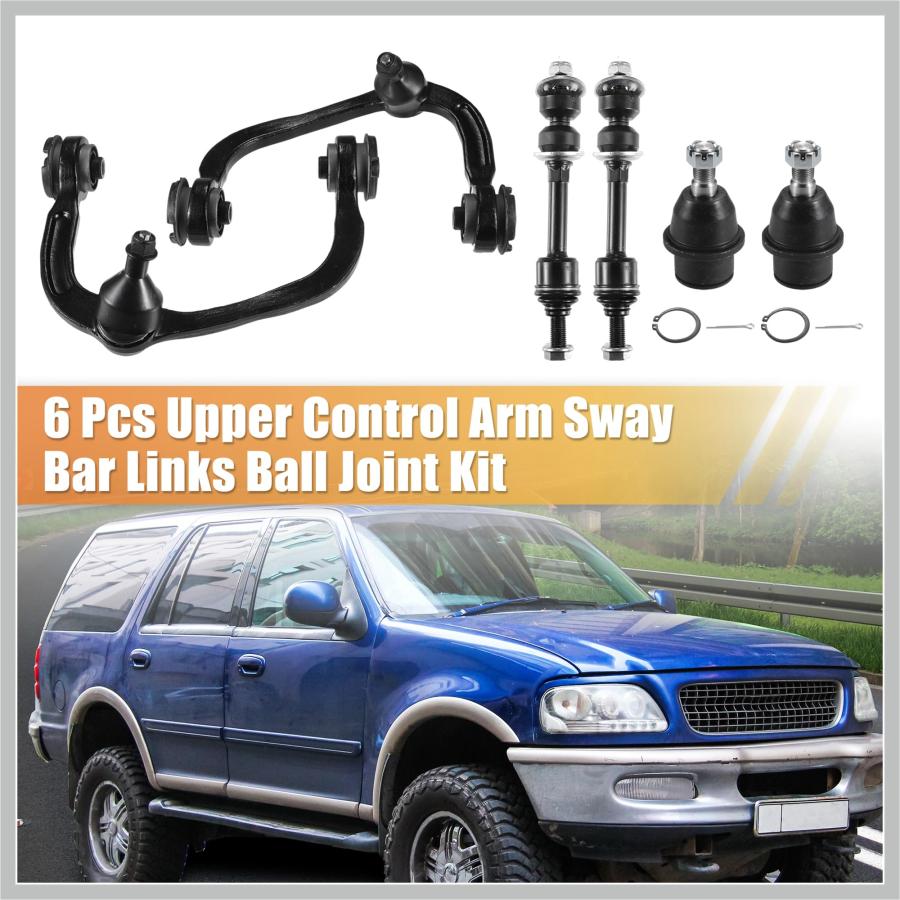 【並行輸入品】 RATCHROLL 6 Pcs Front Upper Control Arm Suspension Kit for Ford