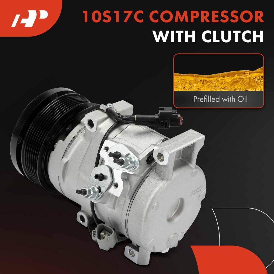 A Premium Air Conditioner AC Compressor with Clutch Compatible w 並行輸入品の画像