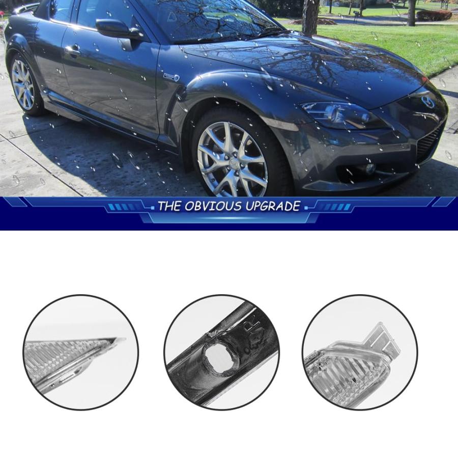 【並行輸入品】TurningMax 2004 2005 2006 2007 2008 マツダ RX 8 RX8 フロントバンパー サイドマーカー_3