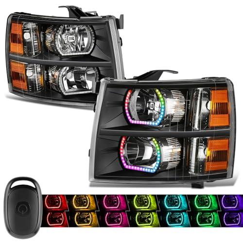 【並行輸入品】 DNA MOTORING Pair of Headlights Compatible with 2007 2013 Chevy_1