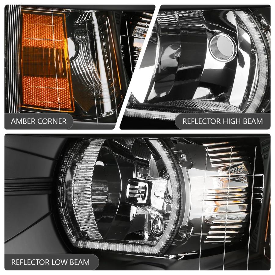 【並行輸入品】 DNA MOTORING Pair of Headlights Compatible with 2007 2013 Chevy_9