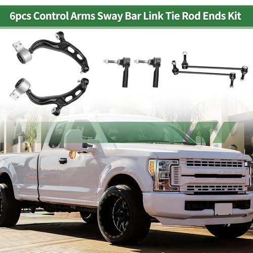 【並行輸入品】 X AUTOHAUX 6pcs Front Suspension Kit Lower Control Arm Outer Tie_4