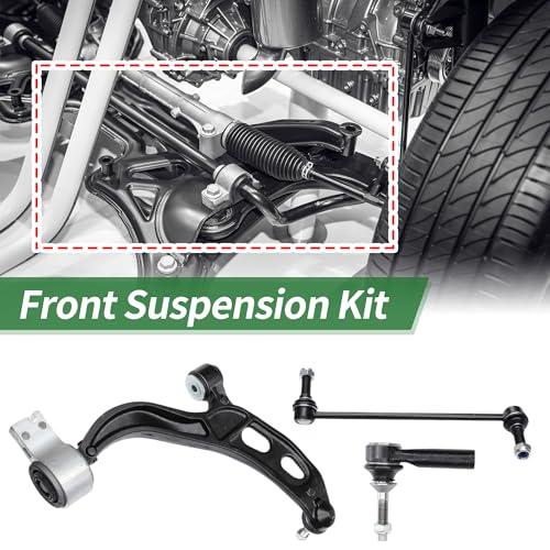 【並行輸入品】 X AUTOHAUX 6pcs Front Suspension Kit Lower Control Arm Outer Tie_7