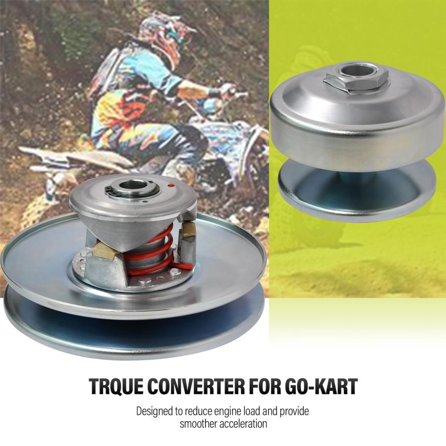 Go Kart 40 Series Torque Converter Kit with 1\" Driver Clutch+3/4 並行輸入品の画像