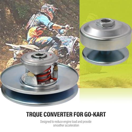 Go Kart 40 Series Torque Converter Kit with 1\" Driver Clutch+3/4 並行輸入品の画像