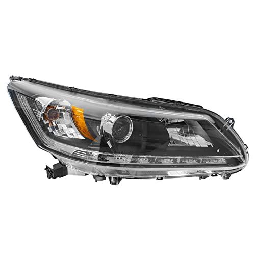 【並行輸入品】 TRQ Right Headlight Assembly Compatible with 2013 2015 Honda Acc_1
