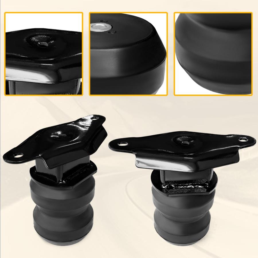 【並行輸入品】 MILLISEC Rear Rubber Helper Suspension Springs Kits Compatible w