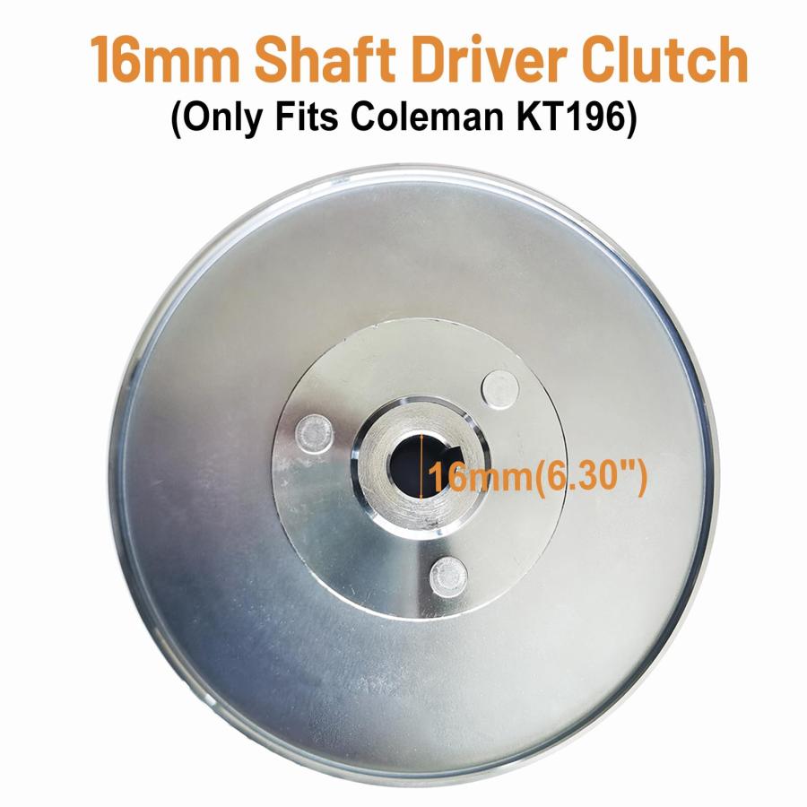 KT196 ゴーカート 16mm クラッチボア 15.2 cm シャフト トルク コンバーター チキア ドライバー プーリー クラ 並行輸入品_3