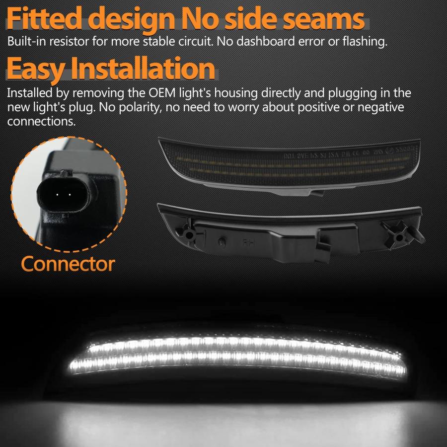 Side Marker Lights Compatible With Chrysler300 for Chrysler 300s 並行輸入品の画像