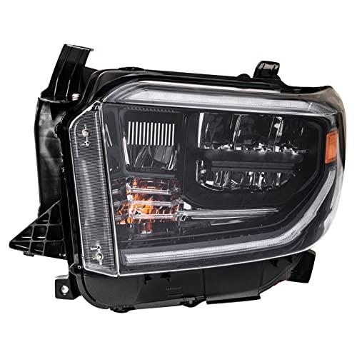 【並行輸入品】 TRQ Left Headlight Assembly Drivers Side Compatible with 19 21 Tの画像