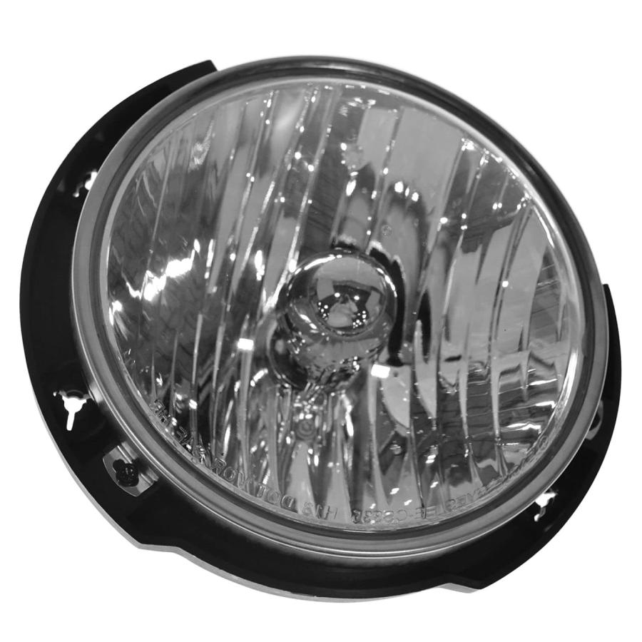 【並行輸入品】 TRQ Right Headlight Assembly Compatible with 2007 2017 Jeep Wranの画像