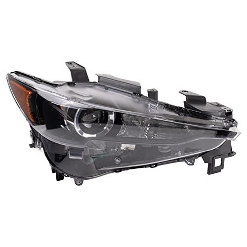 【並行輸入品】 TRQ Right Headlight Assembly Passenger Side Compatible with 17 2の画像