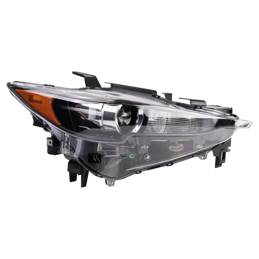 【並行輸入品】 TRQ Right Headlight Assembly Passenger Side Compatible with 17 2の画像