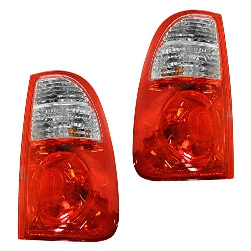 【並行輸入品】 TRQ Driver \u0026 Passenger Side Rear Tail Lights Set Compatible withの画像
