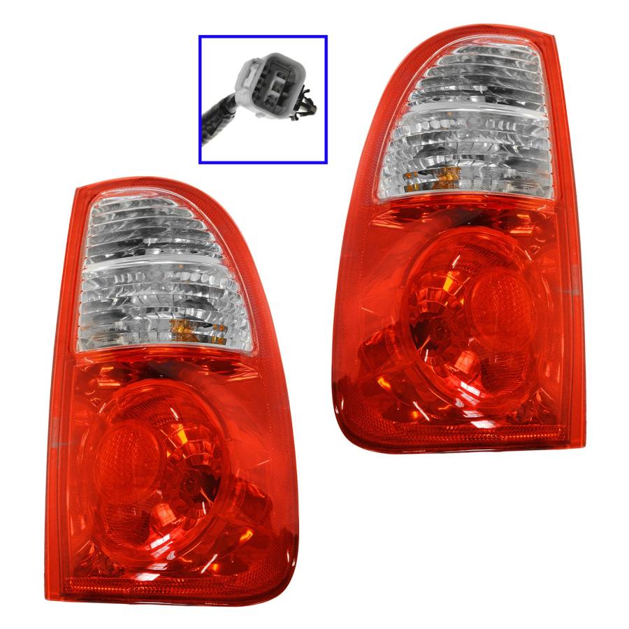 【並行輸入品】 TRQ Driver \u0026 Passenger Side Rear Tail Lights Set Compatible withの画像