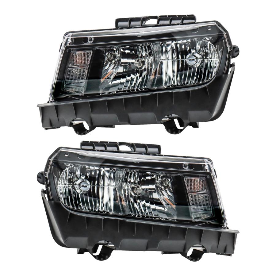【並行輸入品】 TRQ Driver \u0026 Passenger Side Headlight Assembly Set Headlights Dr_3