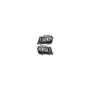 【並行輸入品】 TRQ Driver \u0026 Passenger Side Headlight Assembly Set Headlights Dr_5