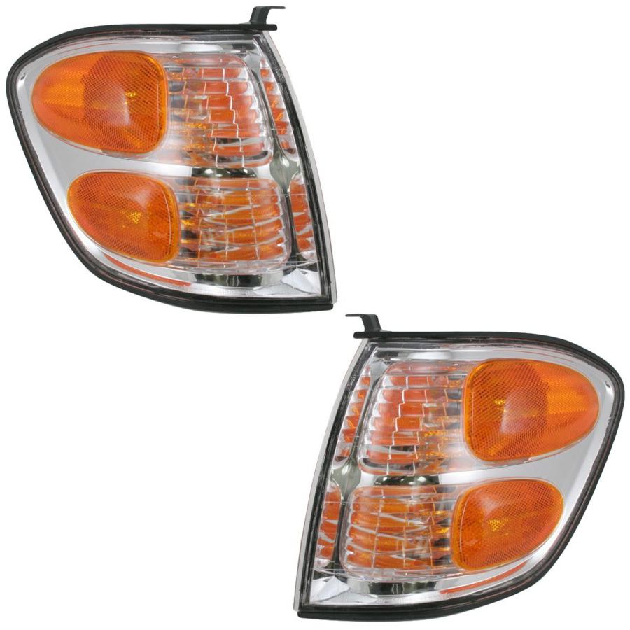 【並行輸入品】 TRQ Driver \u0026 Passenger Side Corner Light Set Compatible with 200の画像