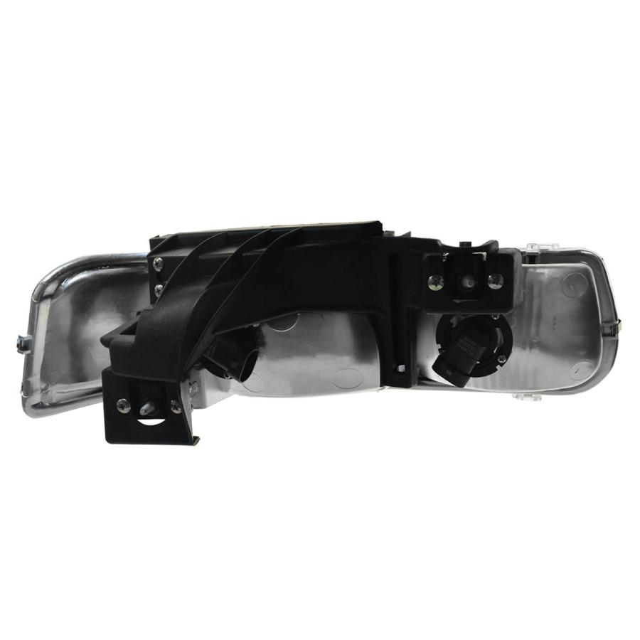【並行輸入品】 TRQ Left Headlight Assembly Drivers Side Compatible with 99 02 Sの画像