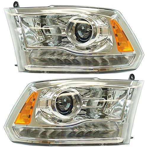 【並行輸入品】 TRQ Driver & Passenger Side Headlight Assembly Set Headlights Dr_1