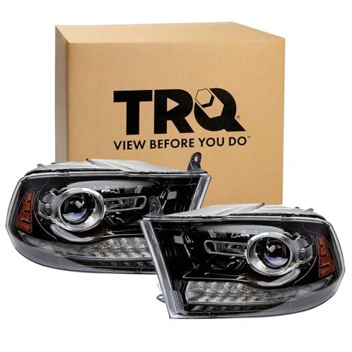 【並行輸入品】 TRQ Driver \u0026 Passenger Side Headlight Assembly Set Headlights Drの画像